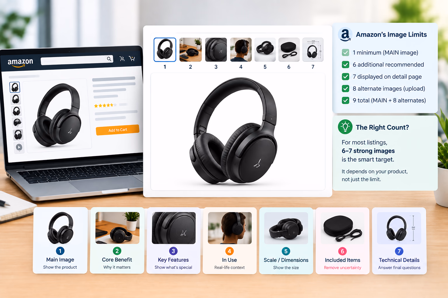 How Many Images Should an Amazon Listing Have? Max Limit vs. Optimal Count